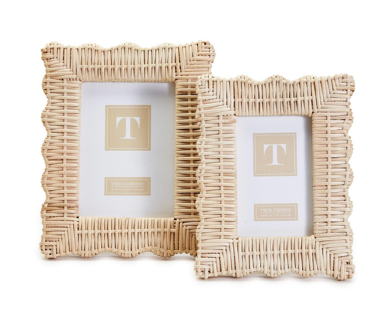 Scallop Wicker Frame 5x7