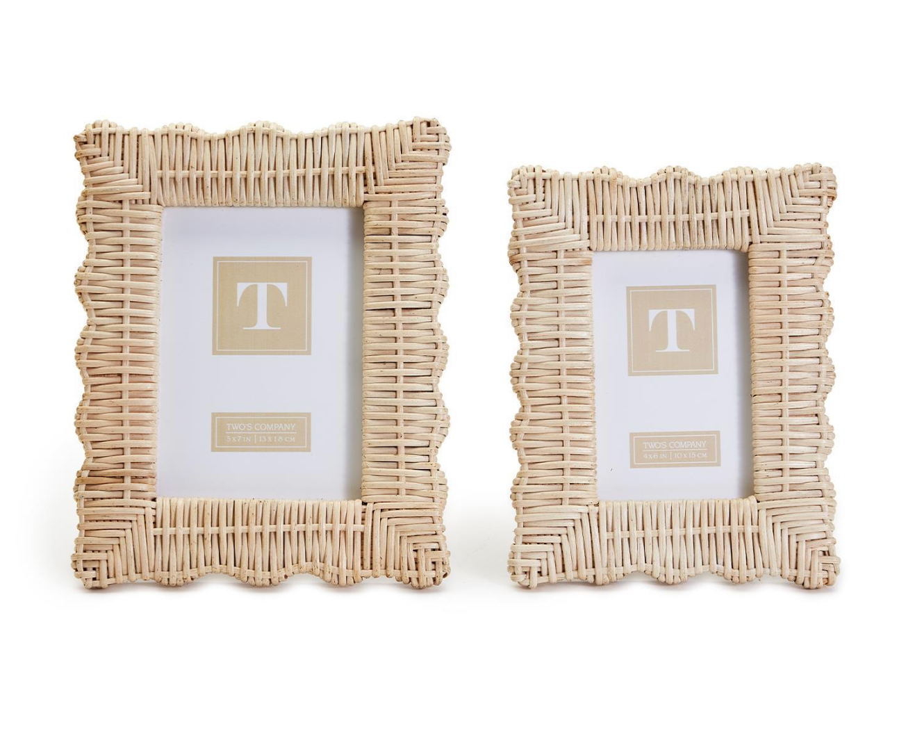 Scallop Wicker Frame 4x6
