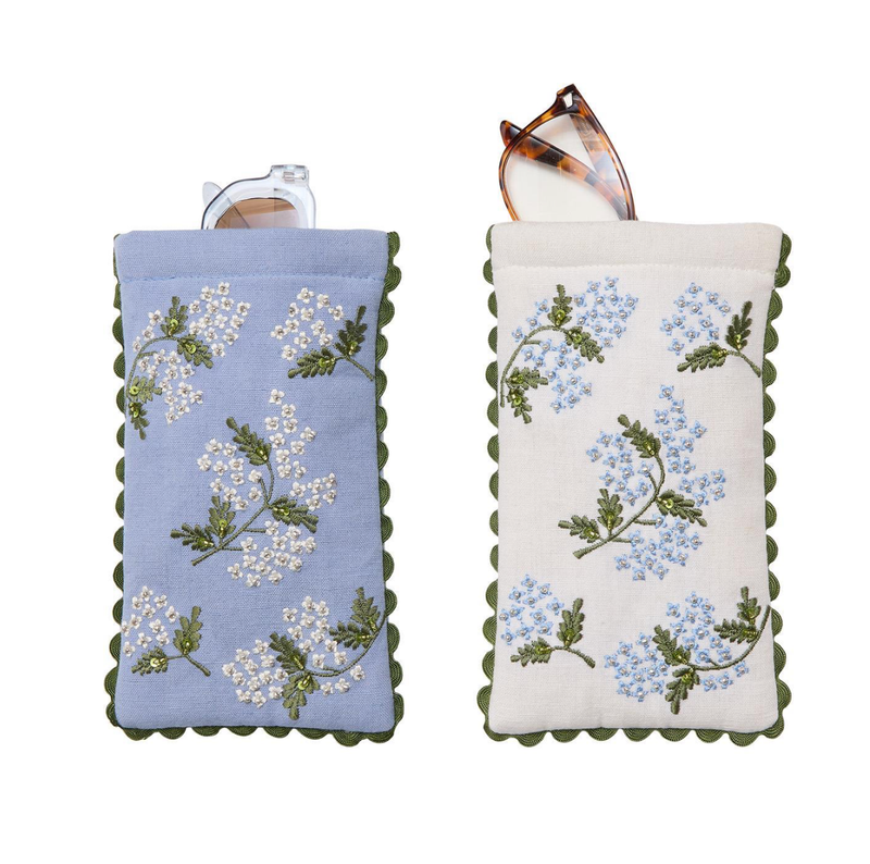 Hydrangea Sunglasses Case