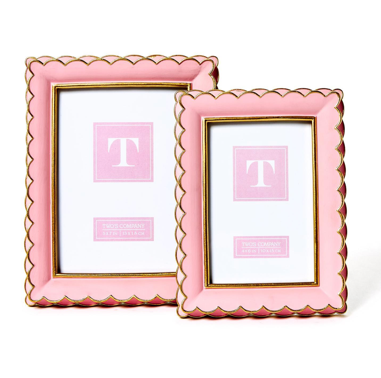 Pink Scallop Frame 5x7