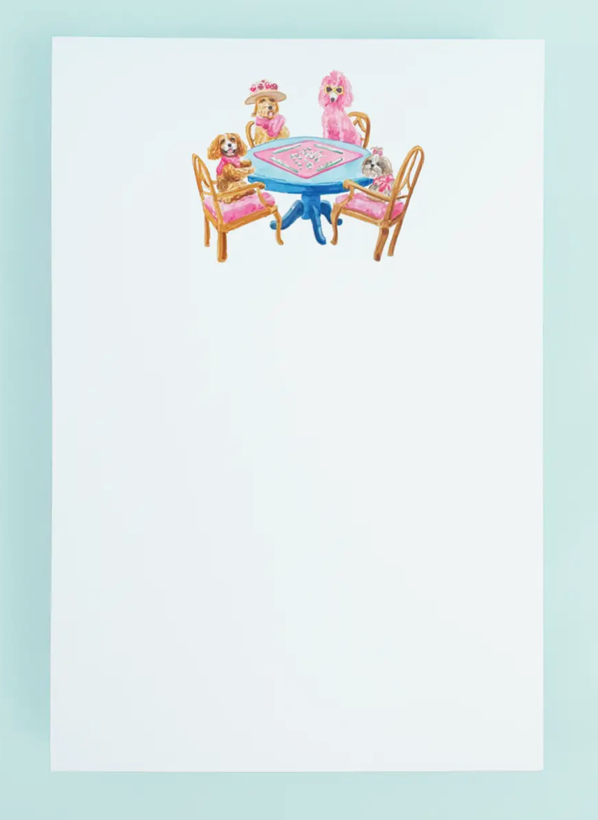 Mahjong Dogs Notepad Set