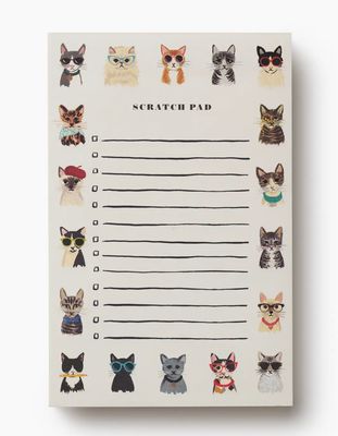 Cool Cats Scratch Pad