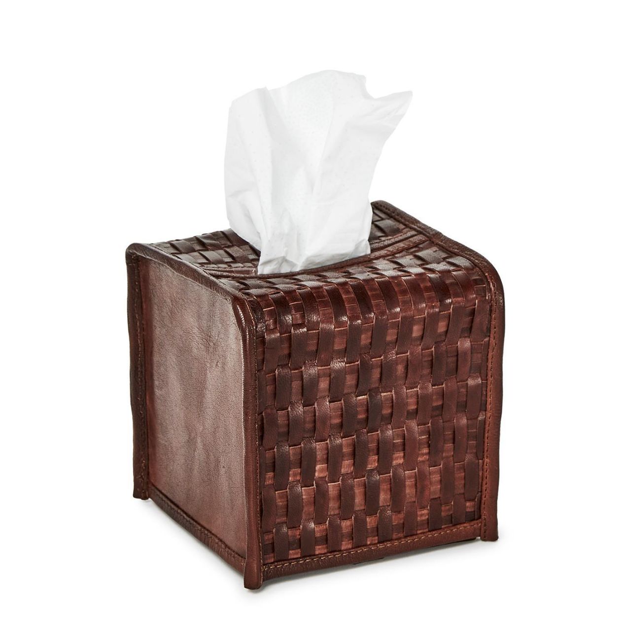 Leather Tissue Box Cover