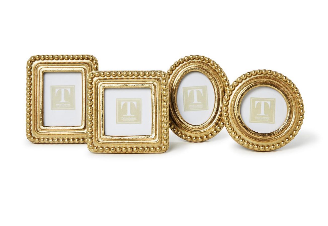 Gold Beaded Frame- Mini