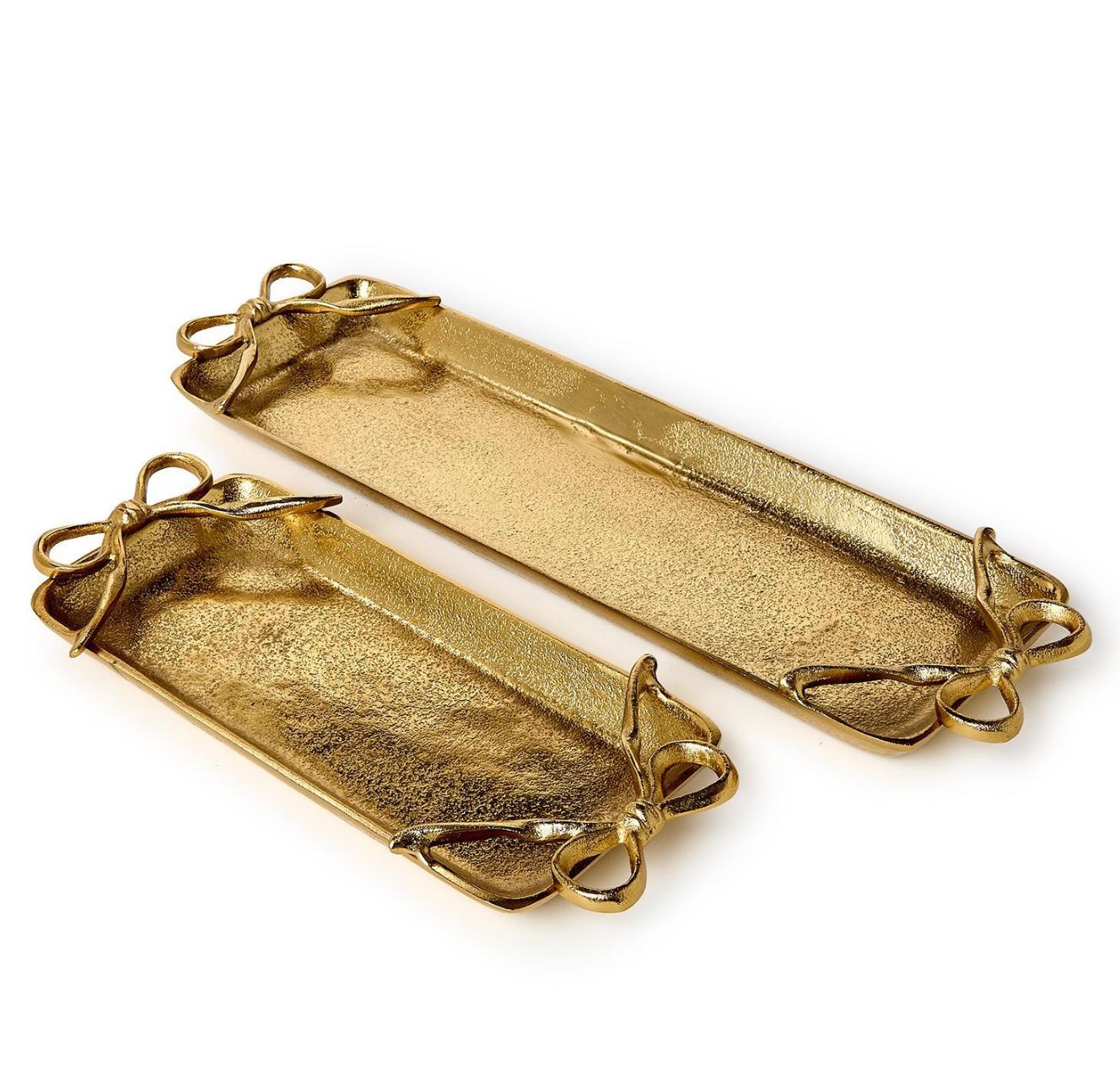 Gold Bow Tray- Lg