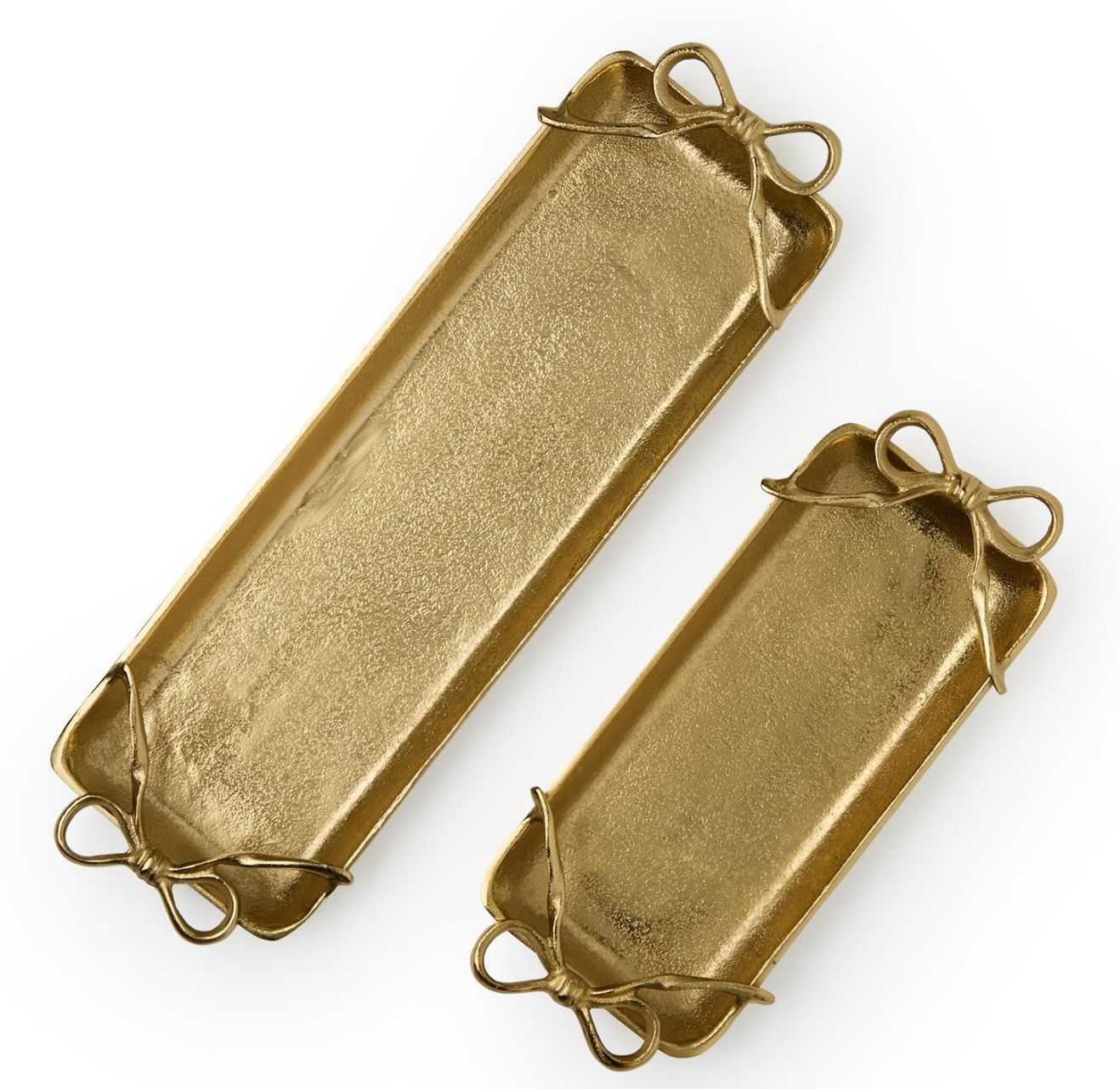 Gold Bow Tray- Sm