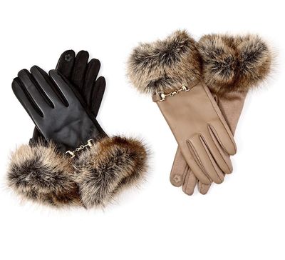 Faux Fur Cuff Gloves