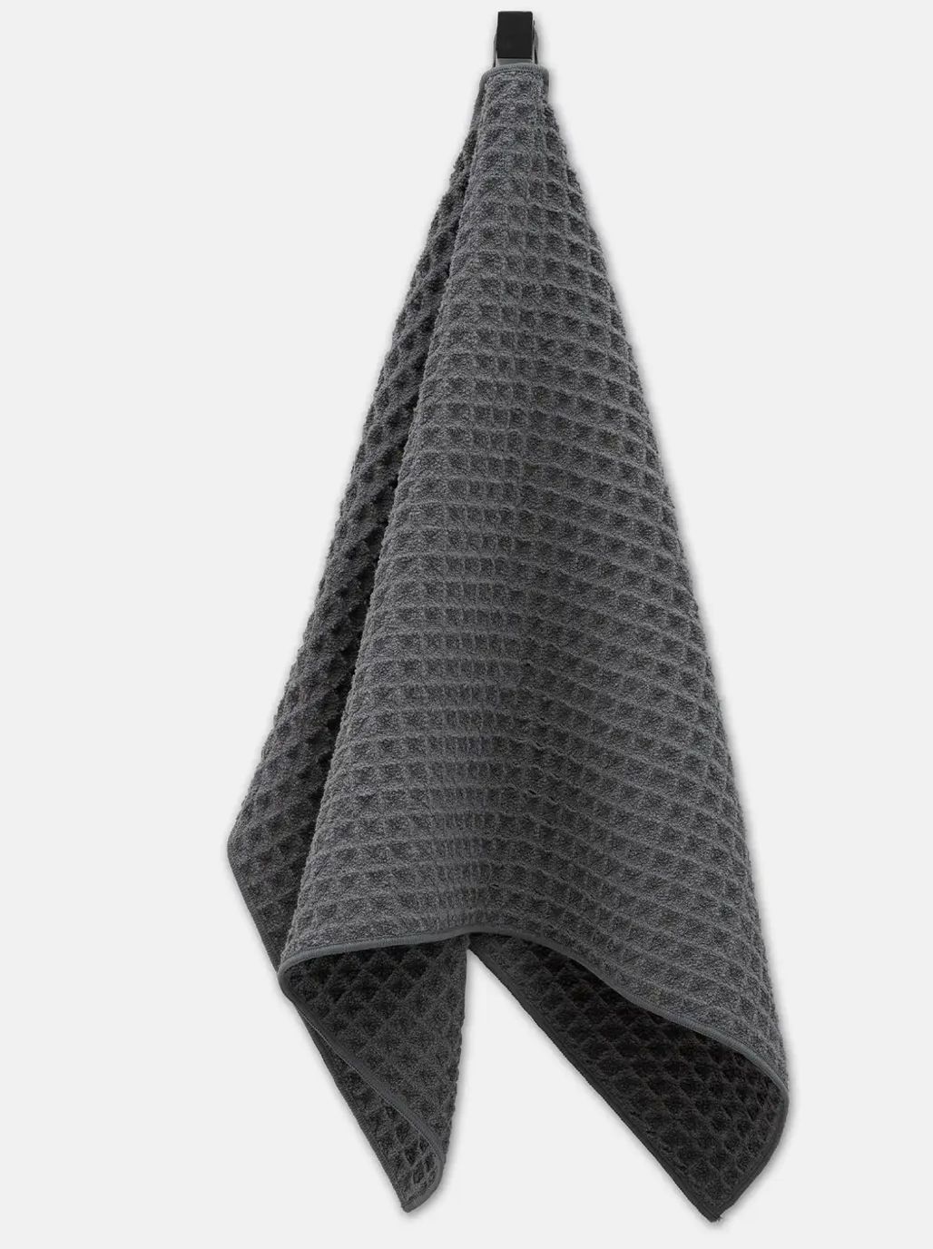 Waffle Hand Towel- Charcoal