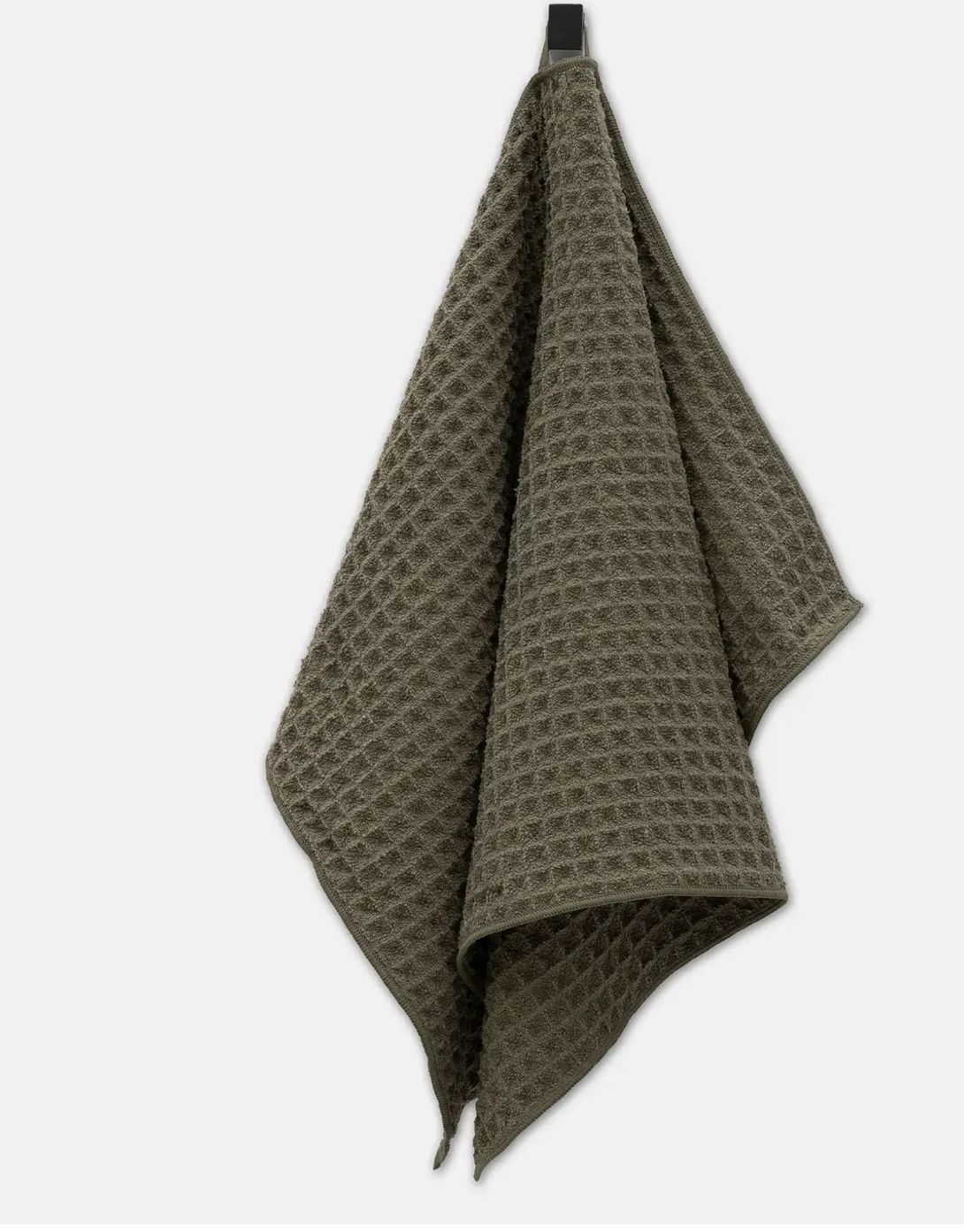 Waffle Hand Towel- Forest