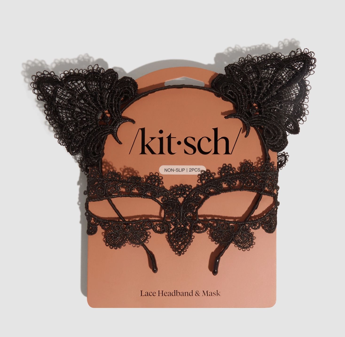 Black Cat Headband and Mask