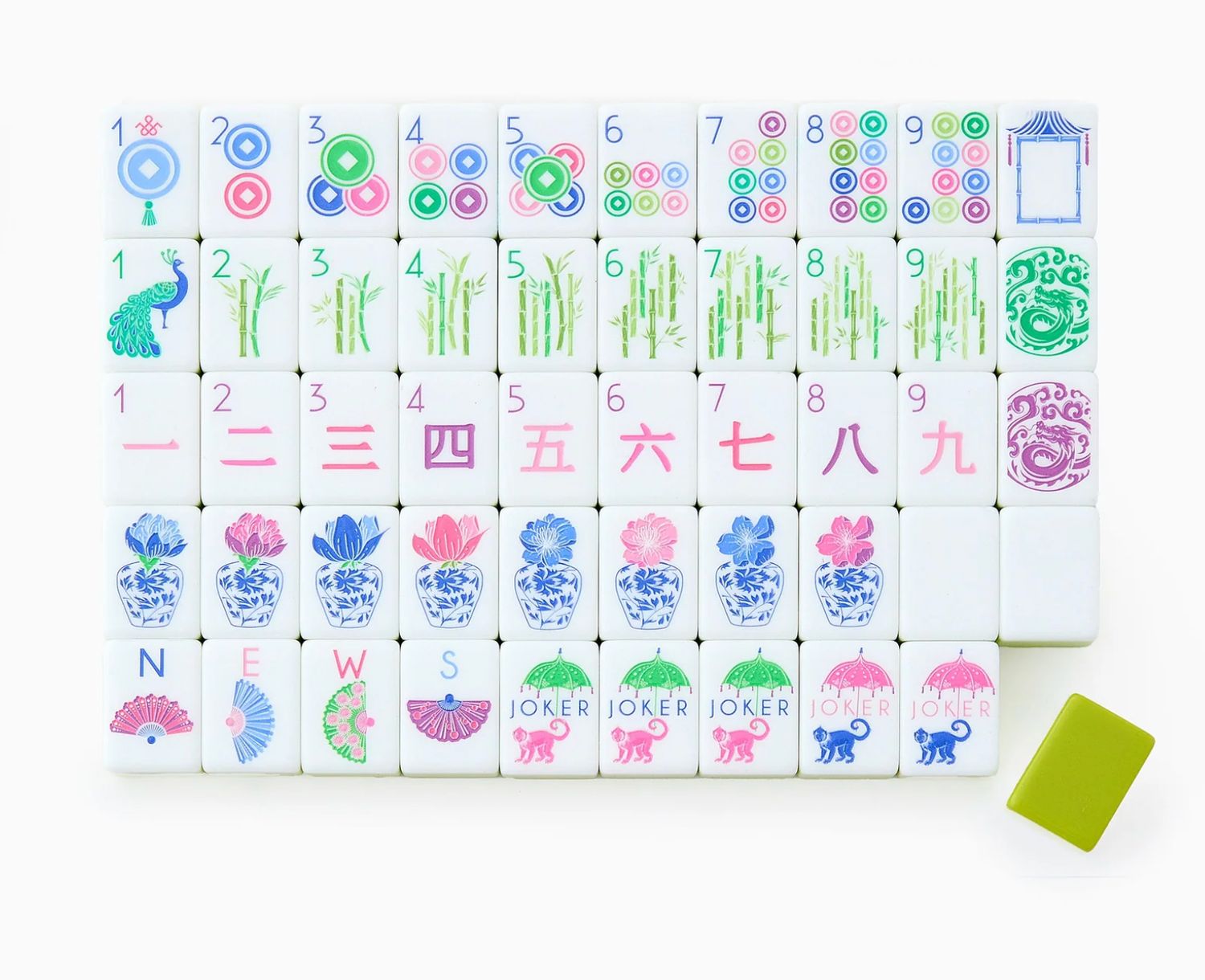 Limoncello Mahjong Tiles
