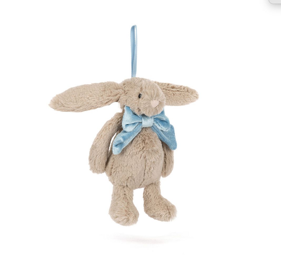 Bashful Bunny Xmas Orn