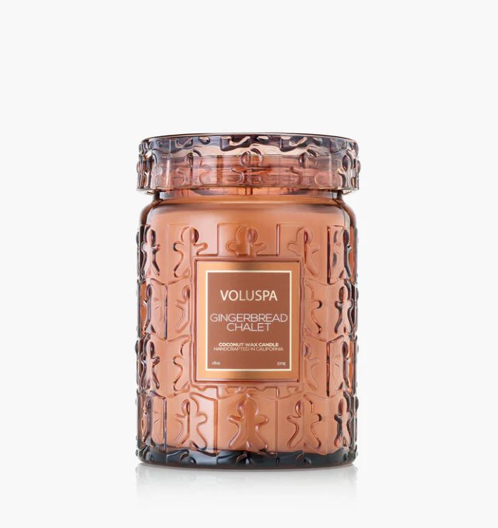 Gingerbread Candle- Lg Jar