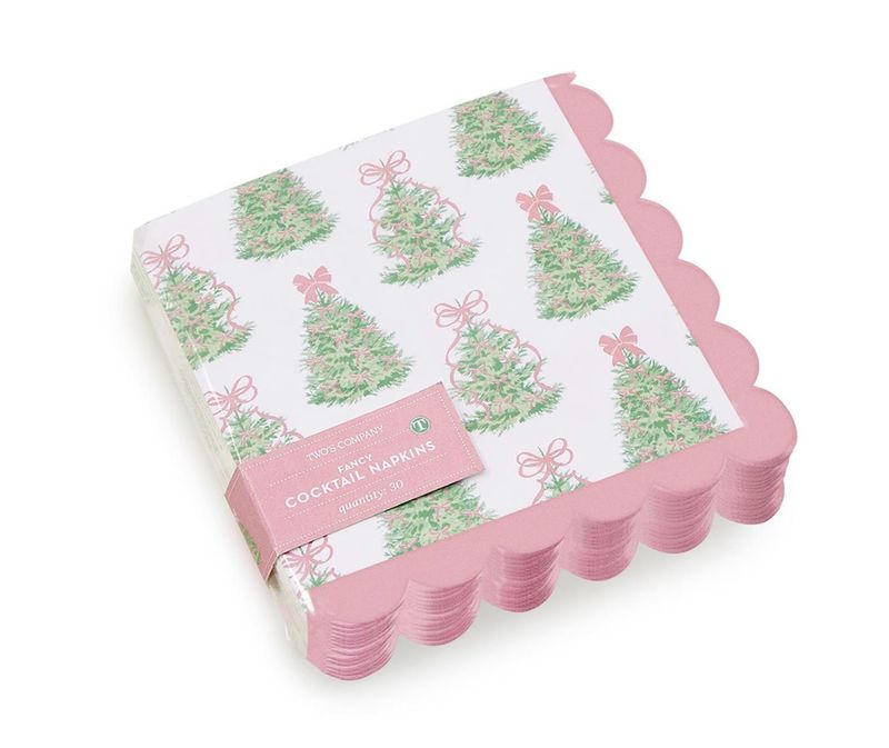 Scalloped Tree Cocktail Naps