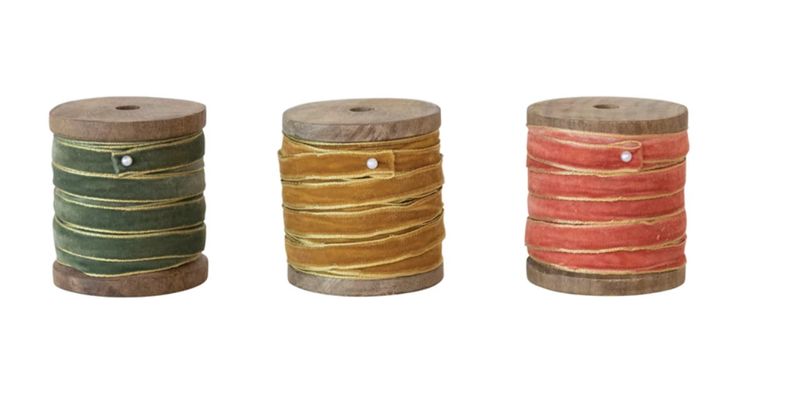 Velvet Ribbon Spool