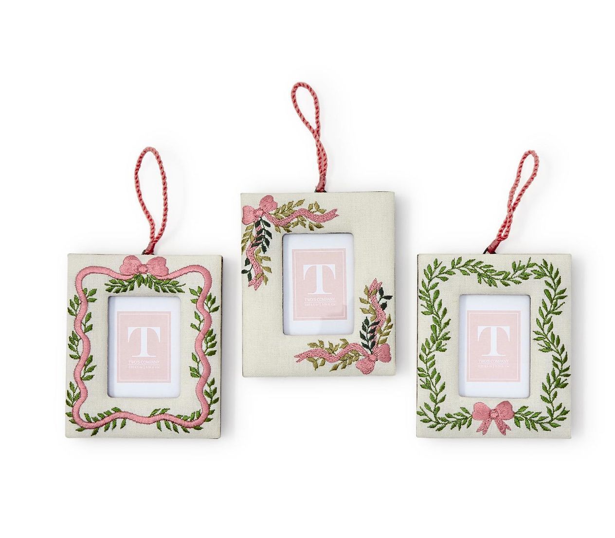 Embroidered Frame Orn