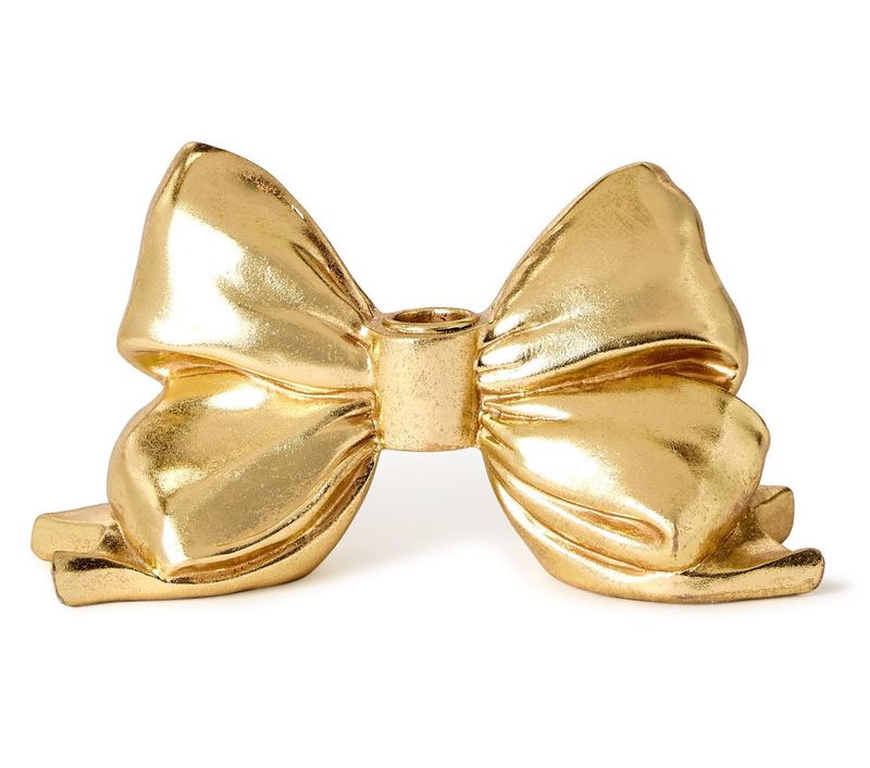 Puffy Bow Taper Holder