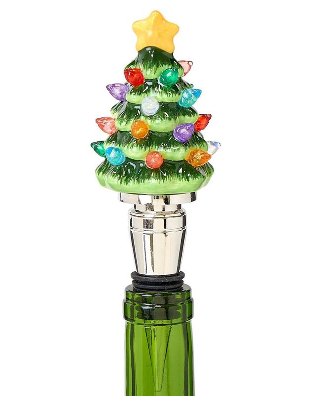 Light Up Tree Bottle Stop