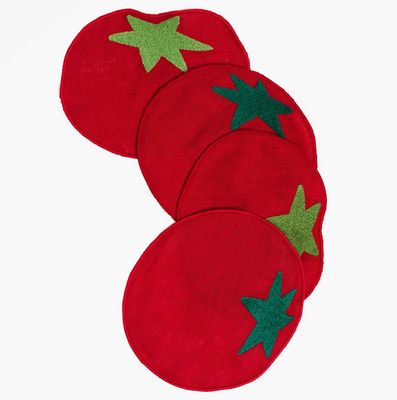 Tomato Cocktail Naps S/4