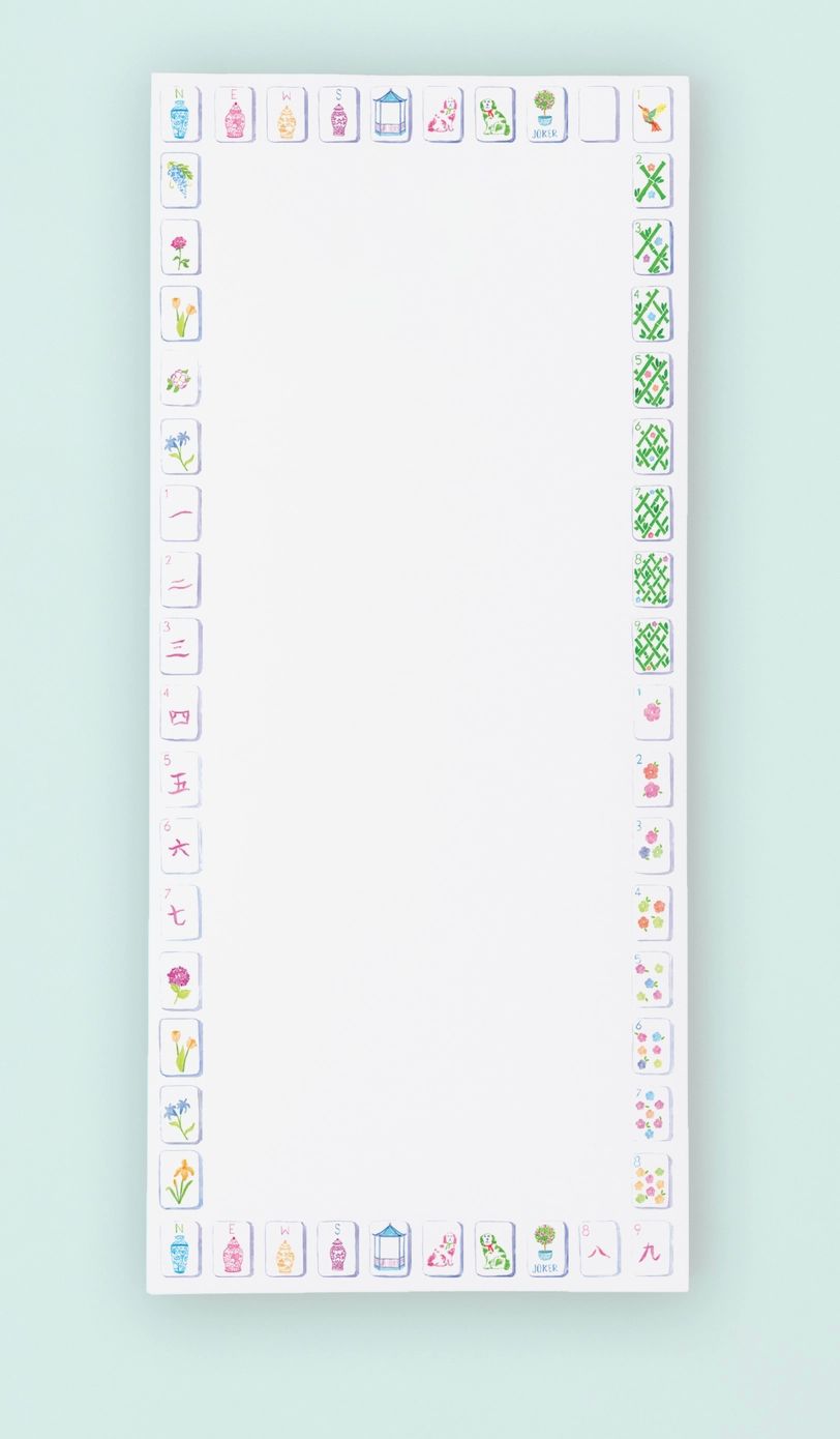 Mahjong Notepad