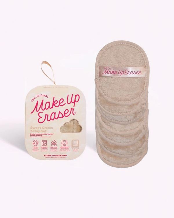 Makeup Erasers- Cream S/7