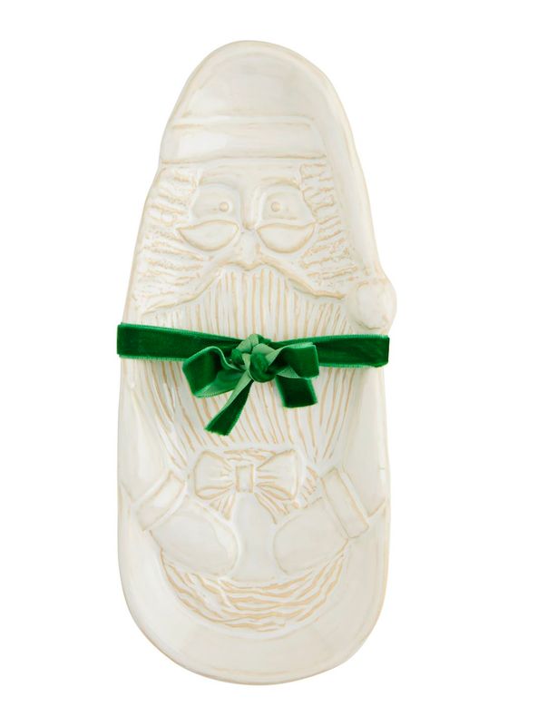 Santa Dish- White