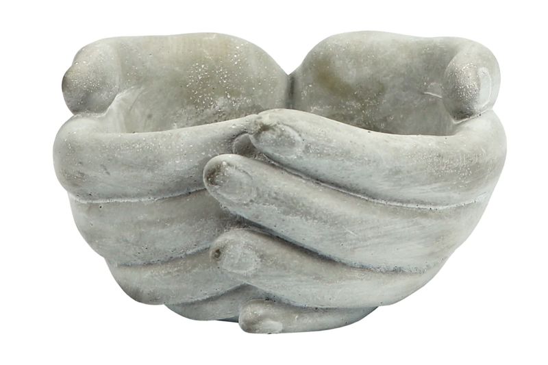 Concrete Hands Dish/Planter