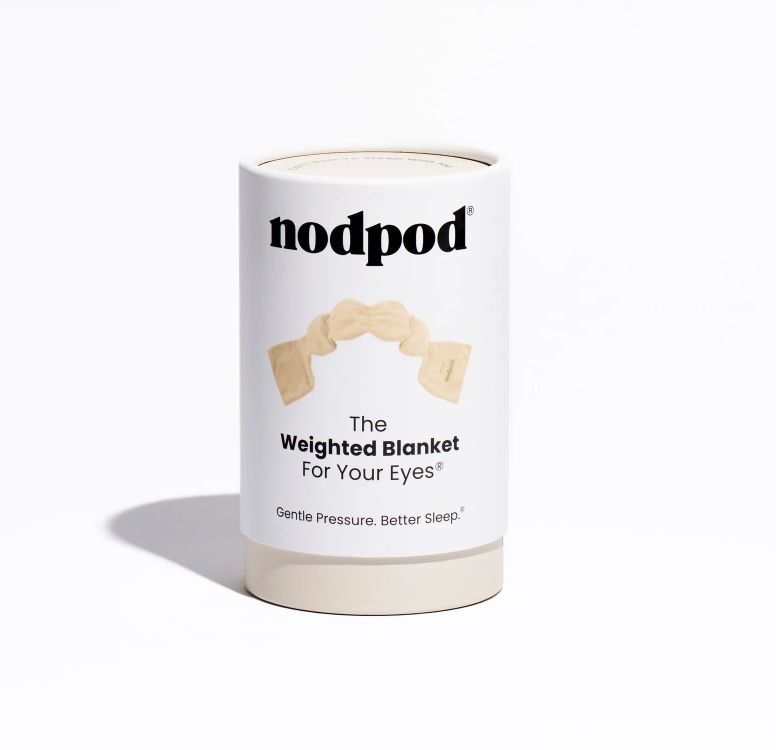 nodpod Weighted Eye Mask- Bone