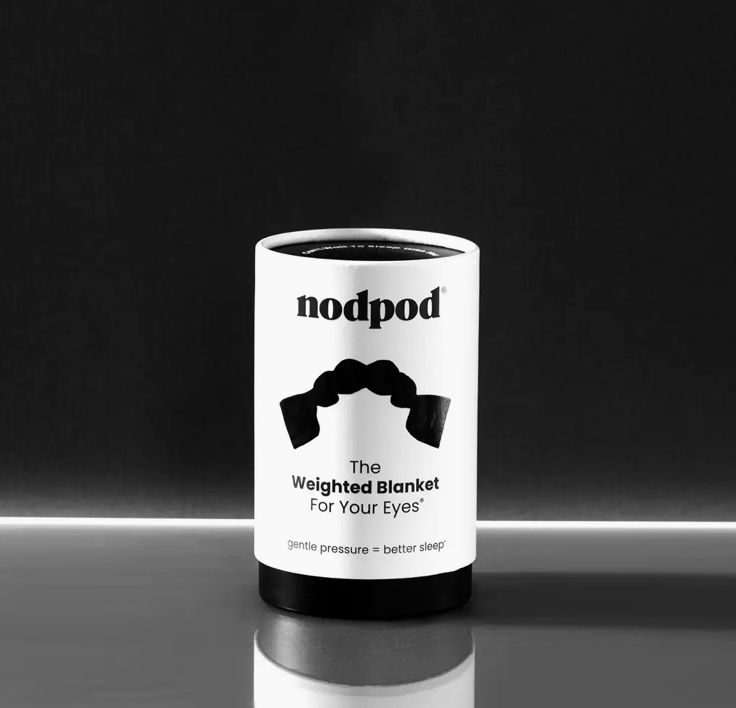 nodpod Weighted Eye Mask- Bk