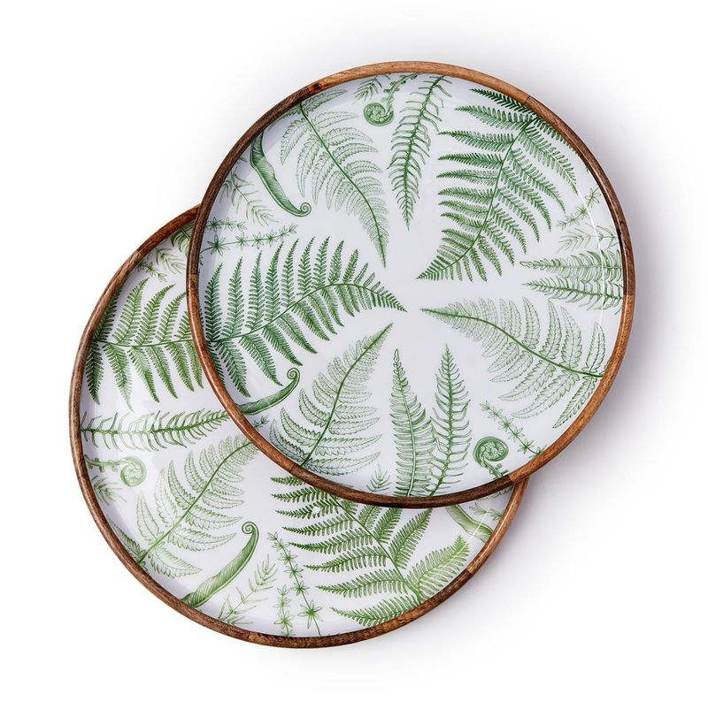 Fern Round Tray
