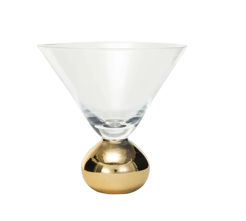 Martini Ball Glasses S/2