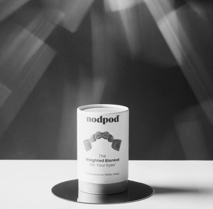 nodpod Weighted Eye Mask- Gray