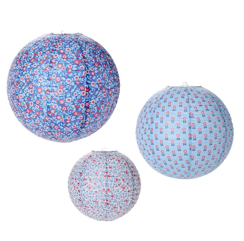 Paper Lanterns- RWB S/3