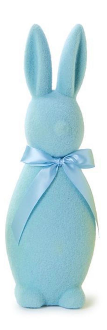 Flocked Bunny- Lg