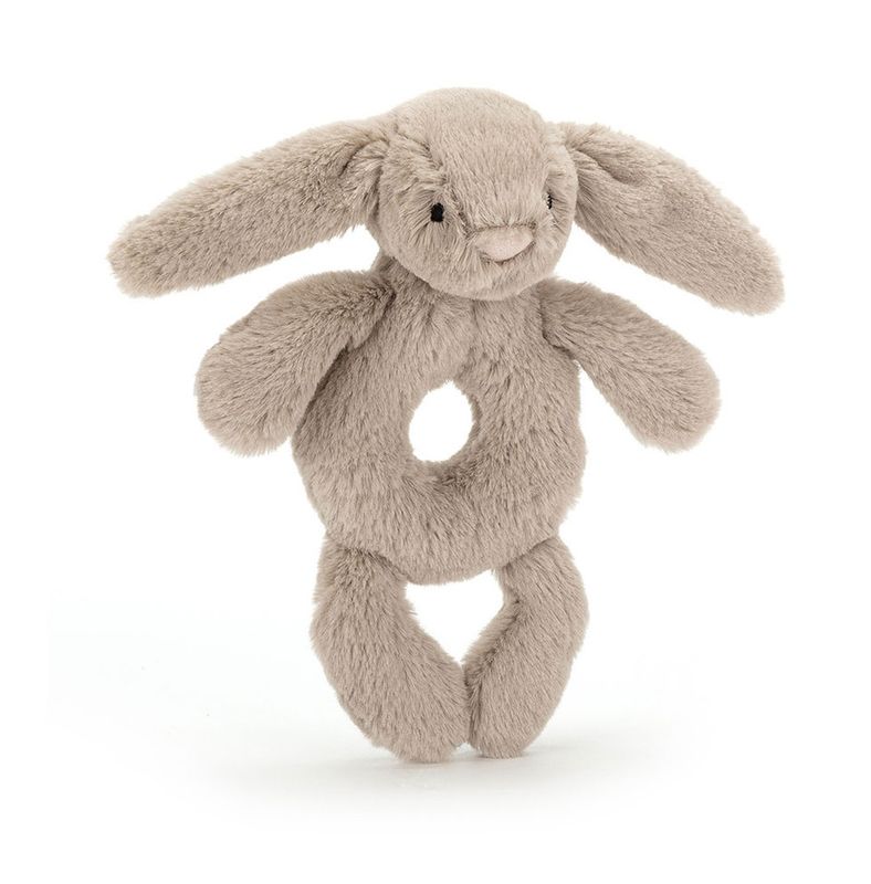 Bashful Bunny Rattle- Beige
