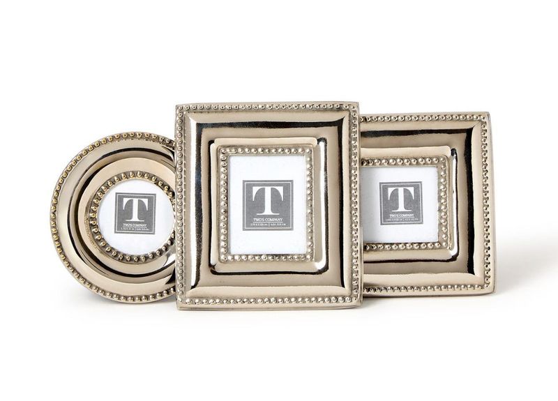 Silver Beaded Frame- Mini