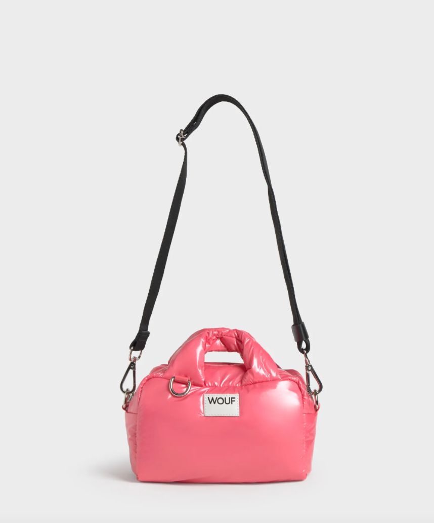 Glossy Top Handle Bag- Candy