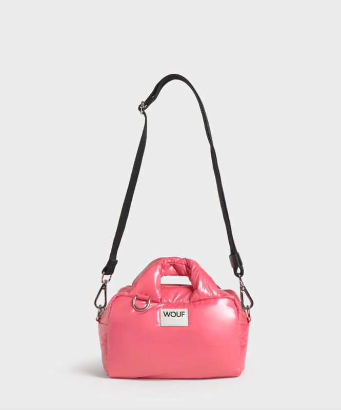 Glossy Top Handle Bag- Candy