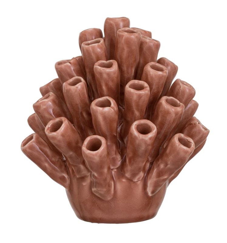 Stoneware Coral Decor