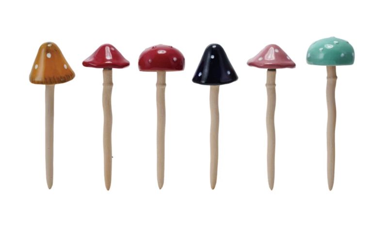 Mushroom Plant Stake
