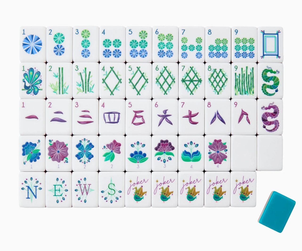 Lagoon Mahjong Tiles
