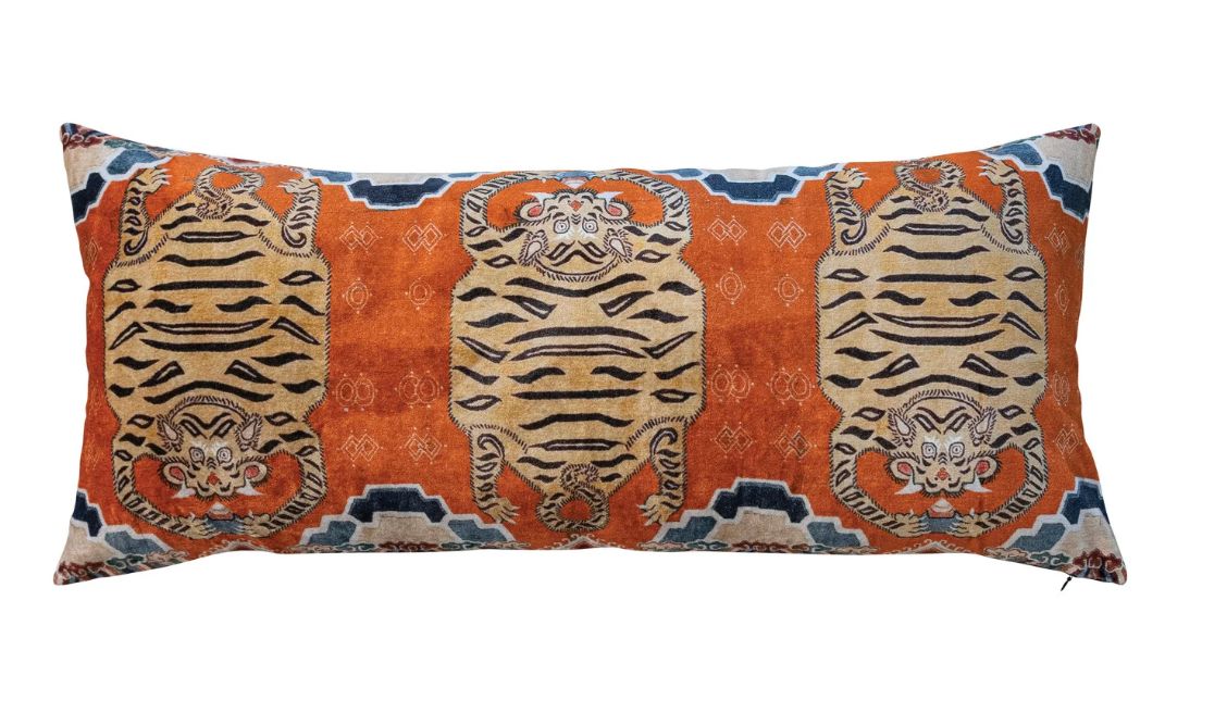 Tiger Lumbar Pillow