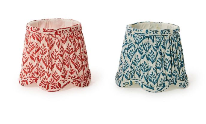 Floral Fabric Lampshade