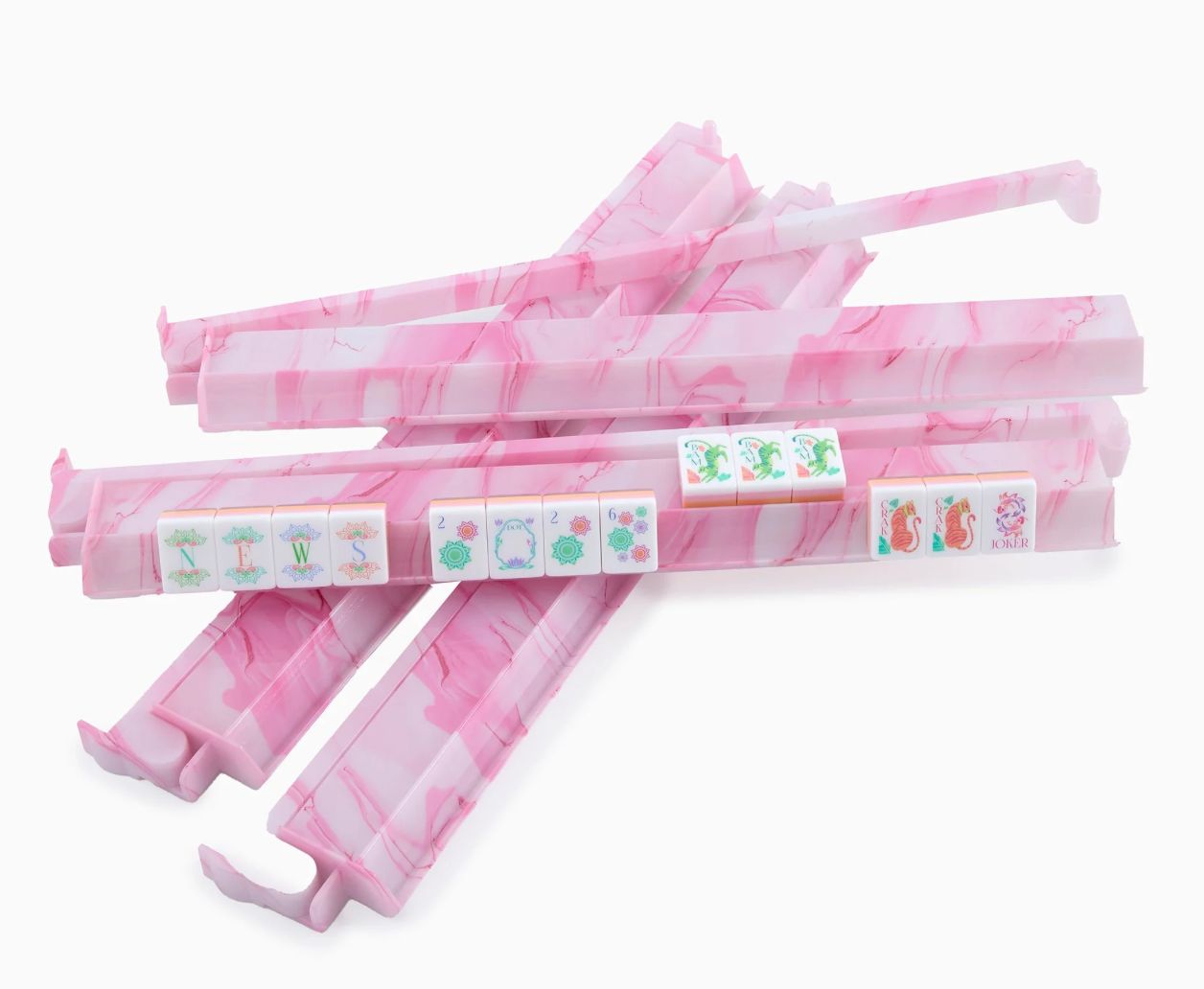 Mahjong Racks S/4- Pink Quartz