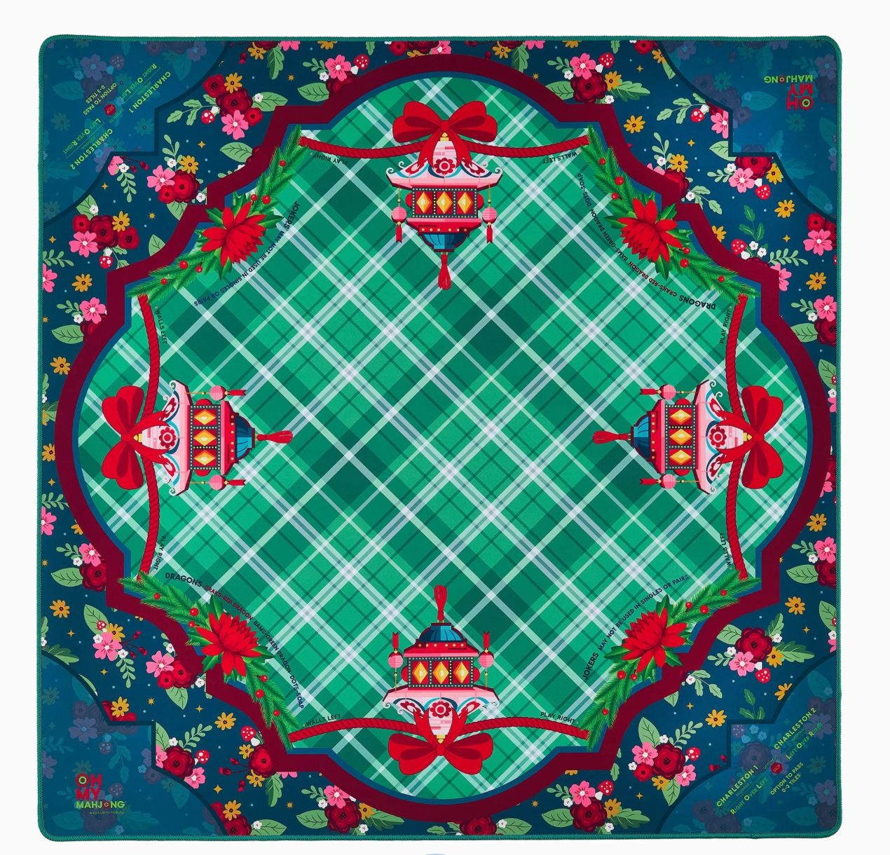 Yuletide Mahjong Mat