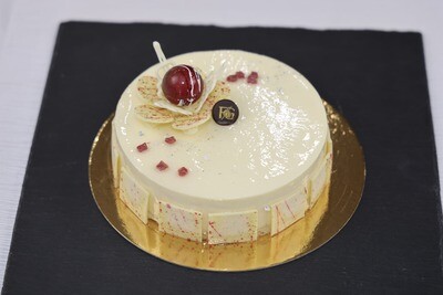 Blanc/Framboise 6''