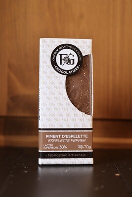 Tablette Piment d&#39;Espelette - Lait