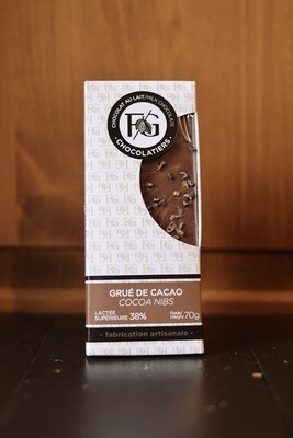Tablette Grué de Cacao - choc. Lait