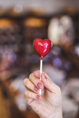 Suçon coeur bombé - Blanc