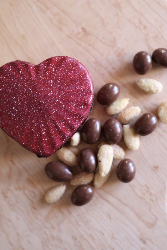 Coeur Bonbonnière - Amandes - Lait